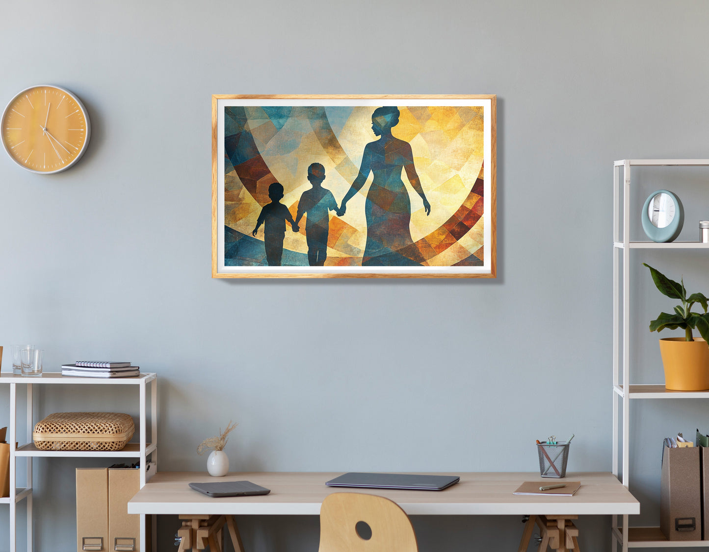 Black Children Sunset Black children wall art view 78
