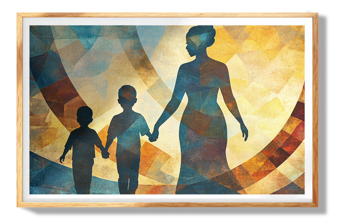 Black Children Sunset Black children wall art view 73