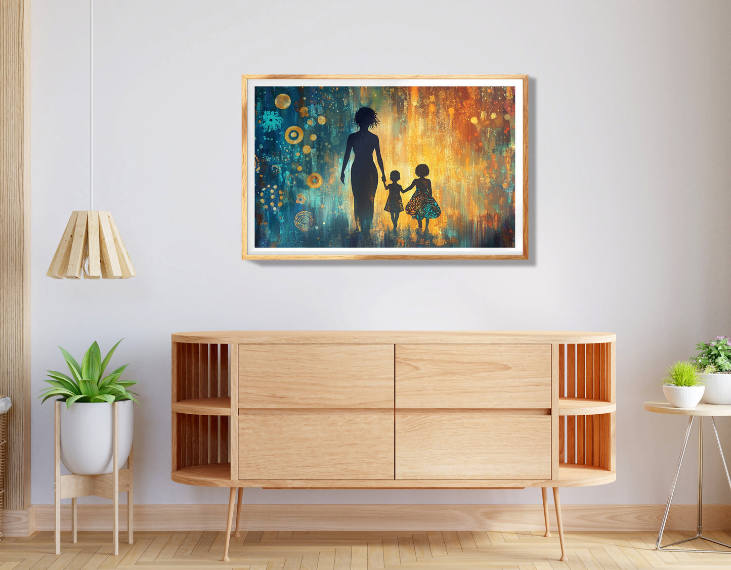 Black Family Stained Glass Black family wall art view 74