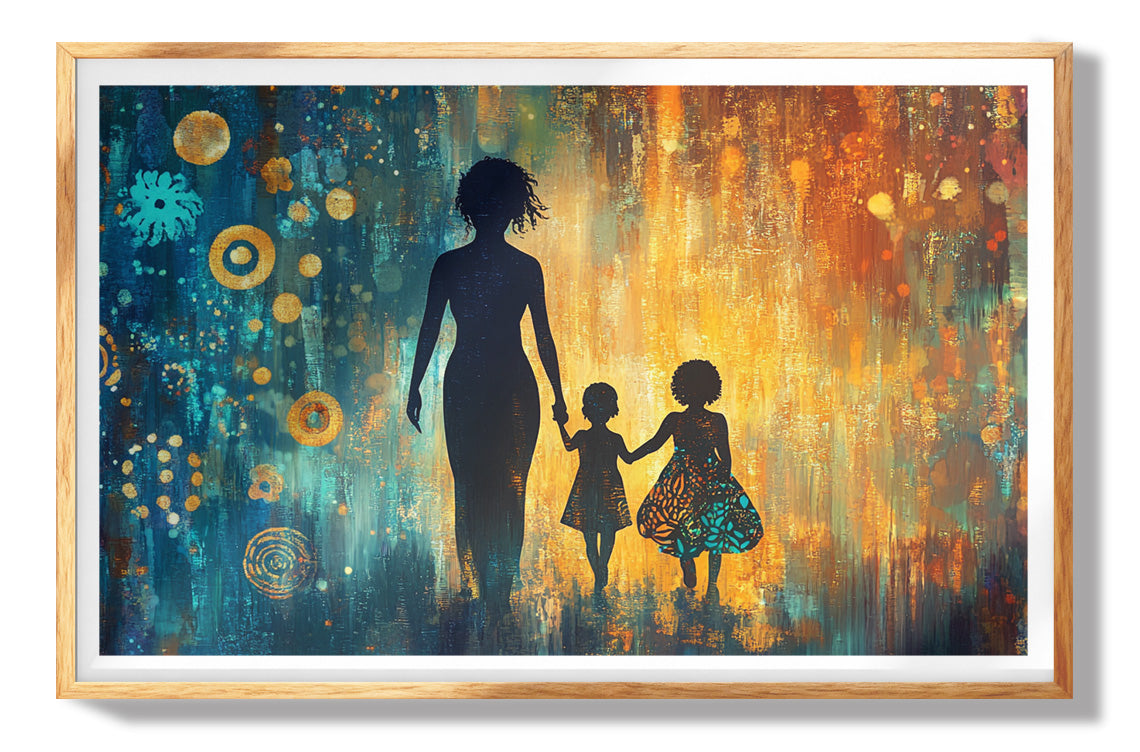 Black Family Stained Glass Black family wall art view 73