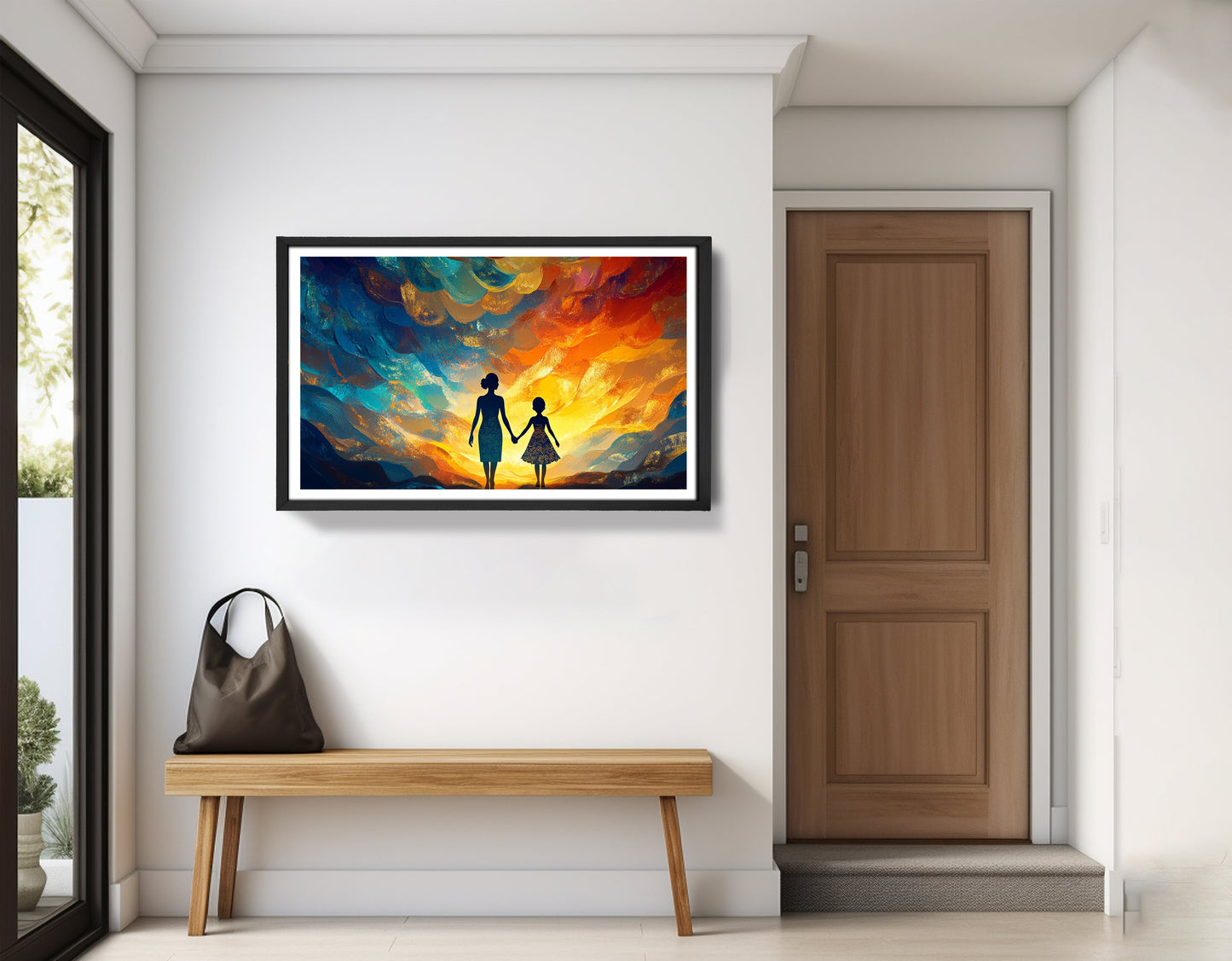 Black Children Sunset Black children wall art view 71