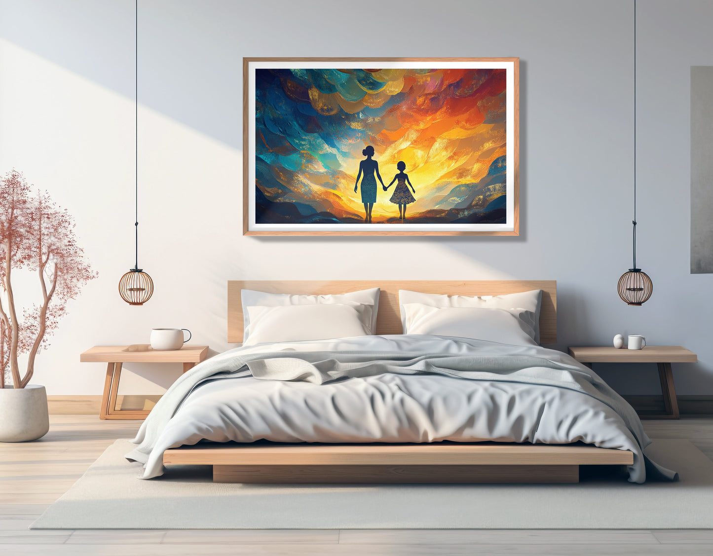 Black Children Sunset Black children wall art view 81