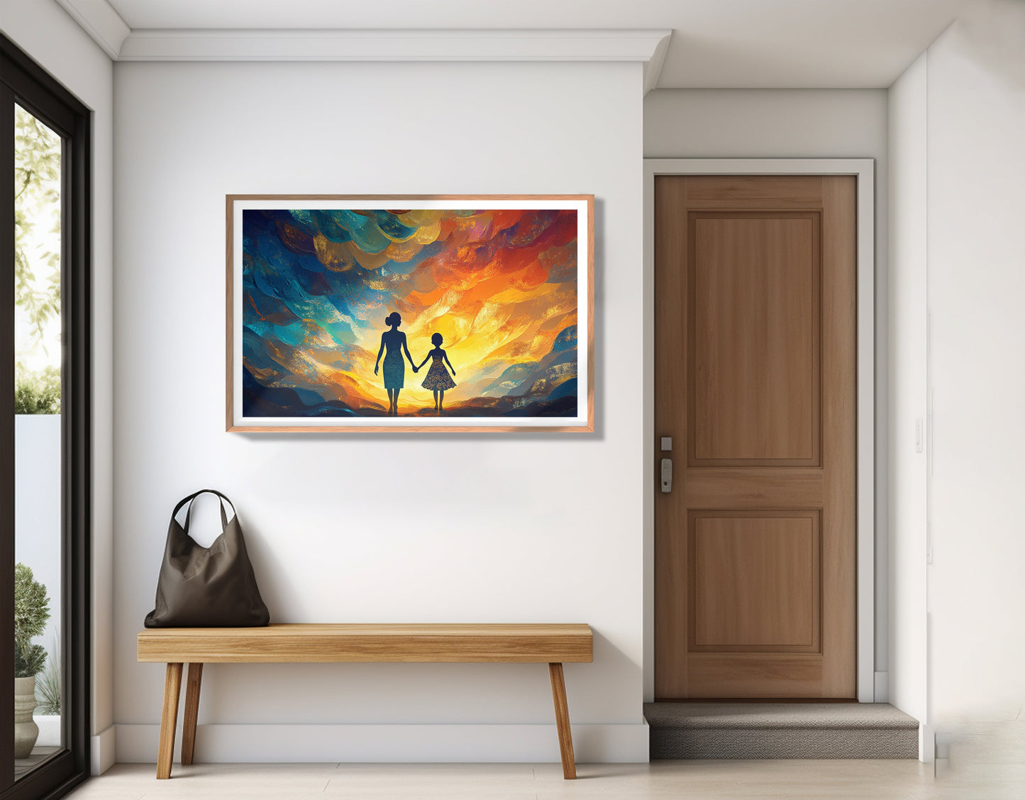Black Children Sunset Black children wall art view 83