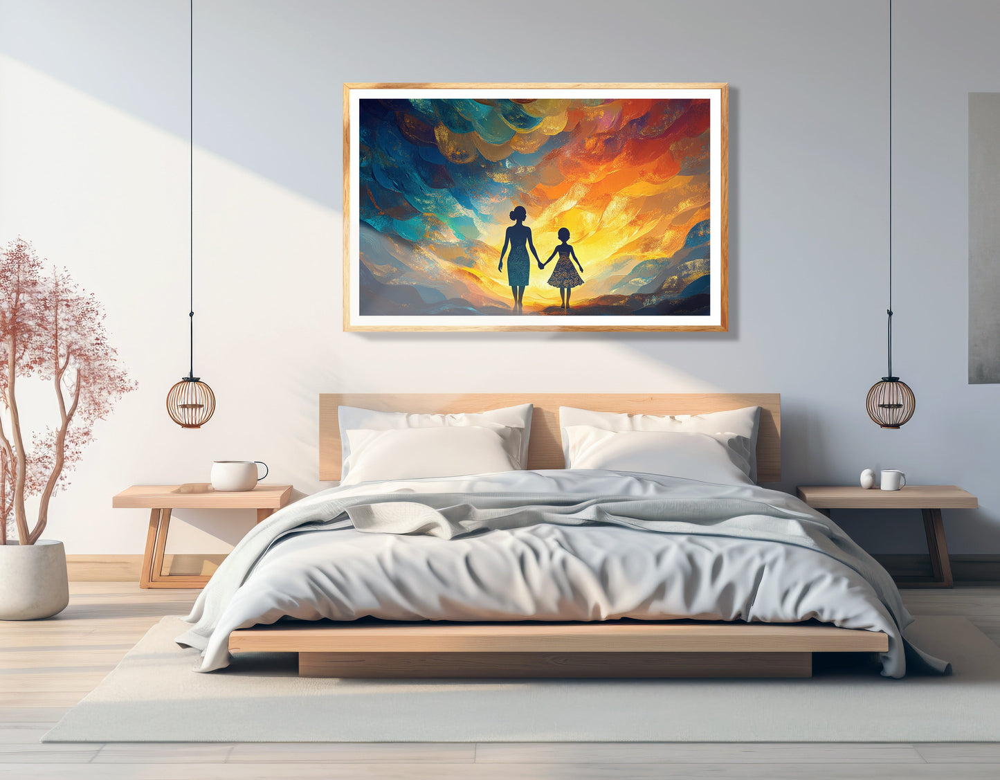 Black Children Sunset Black children wall art view 75