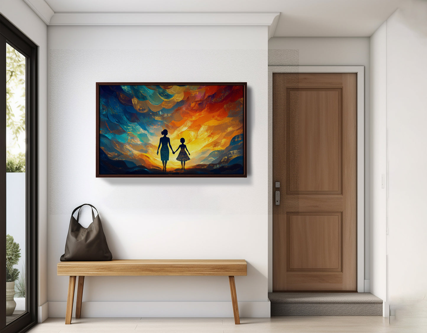 Black Children Sunset Black children wall art view 35