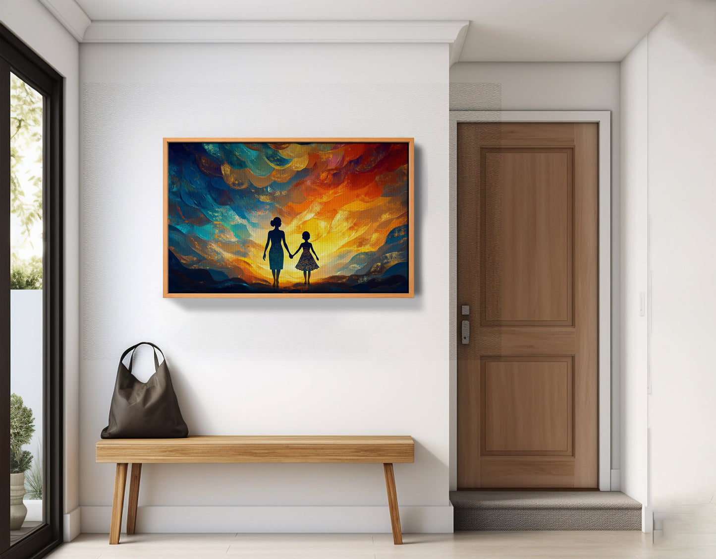 Black Children Sunset Black children wall art view 47
