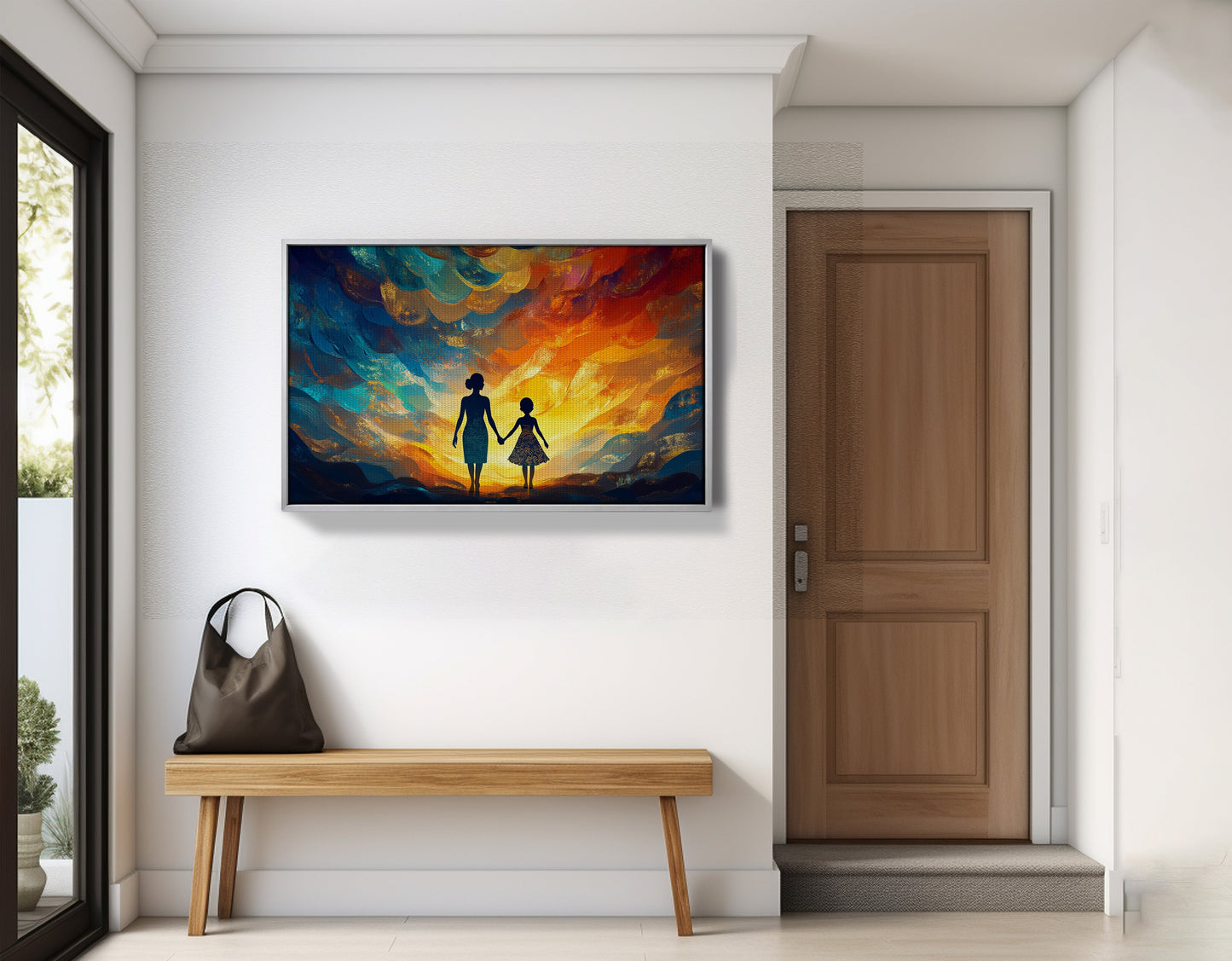 Black Children Sunset Black children wall art view 59