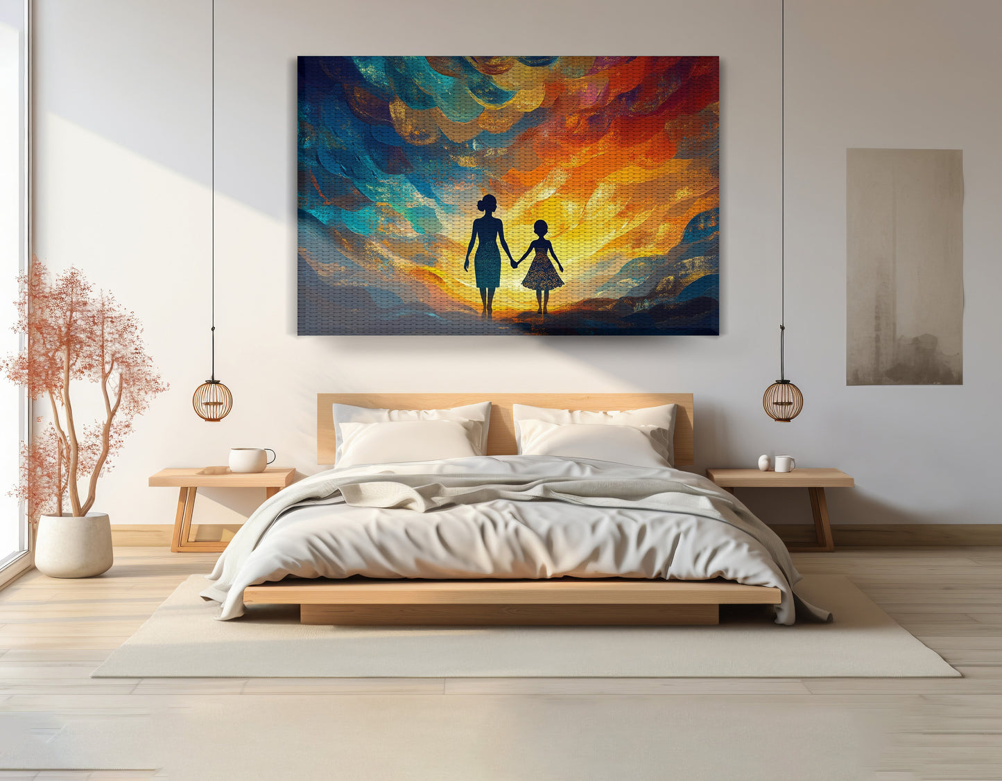 Black Children Sunset Black children wall art view 15
