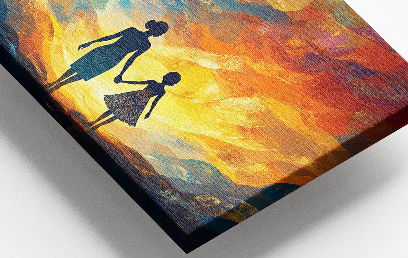 Black Children Sunset Black children wall art view 16