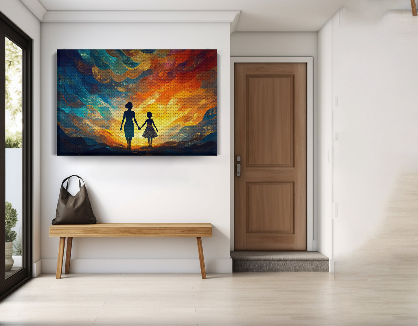 Black Children Sunset Black children wall art view 17