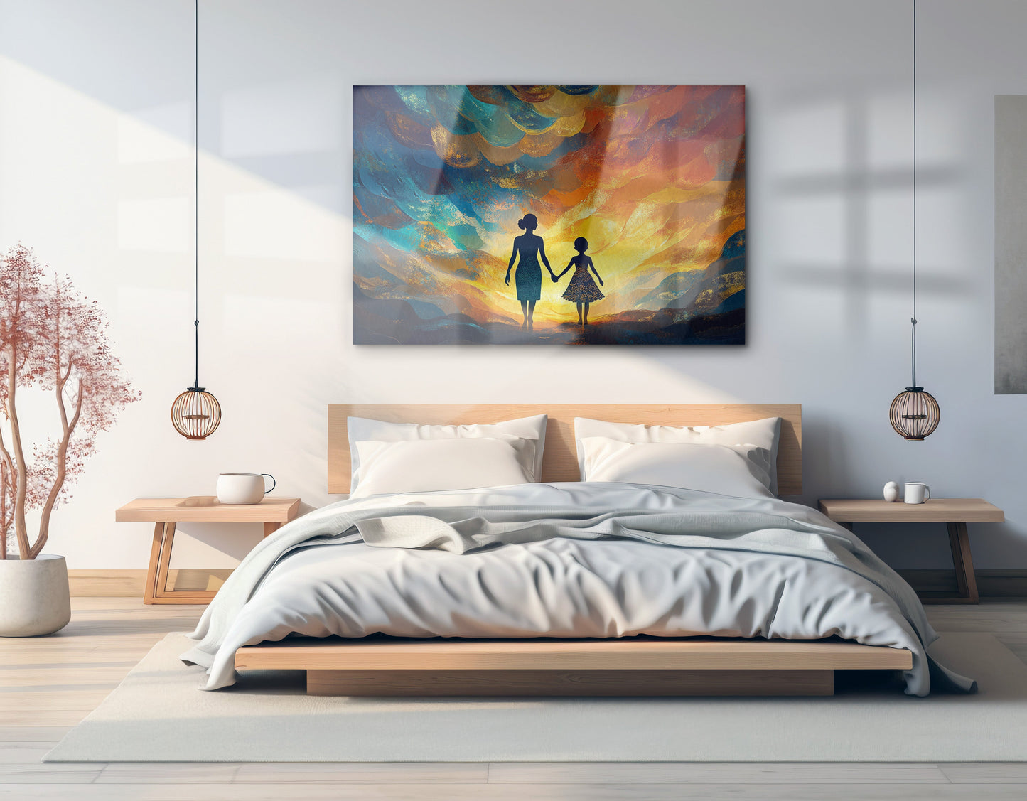 Black Children Sunset Black children wall art view 21