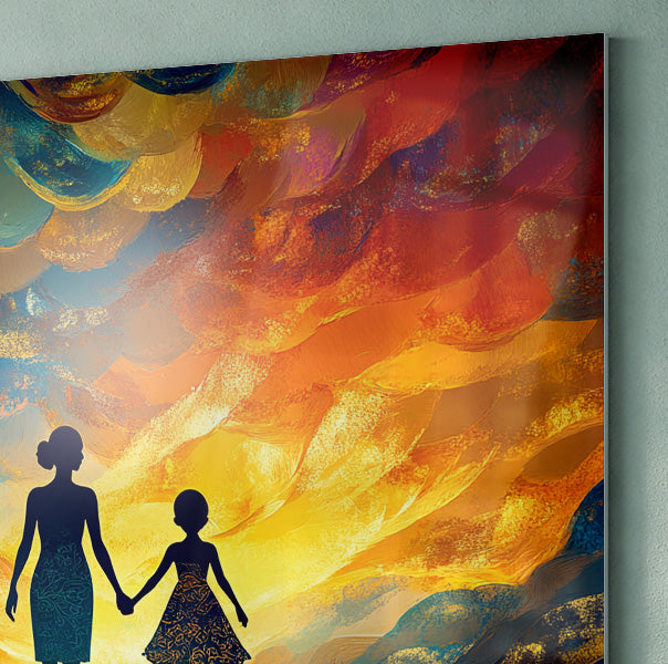 Black Children Sunset Black children wall art view 22