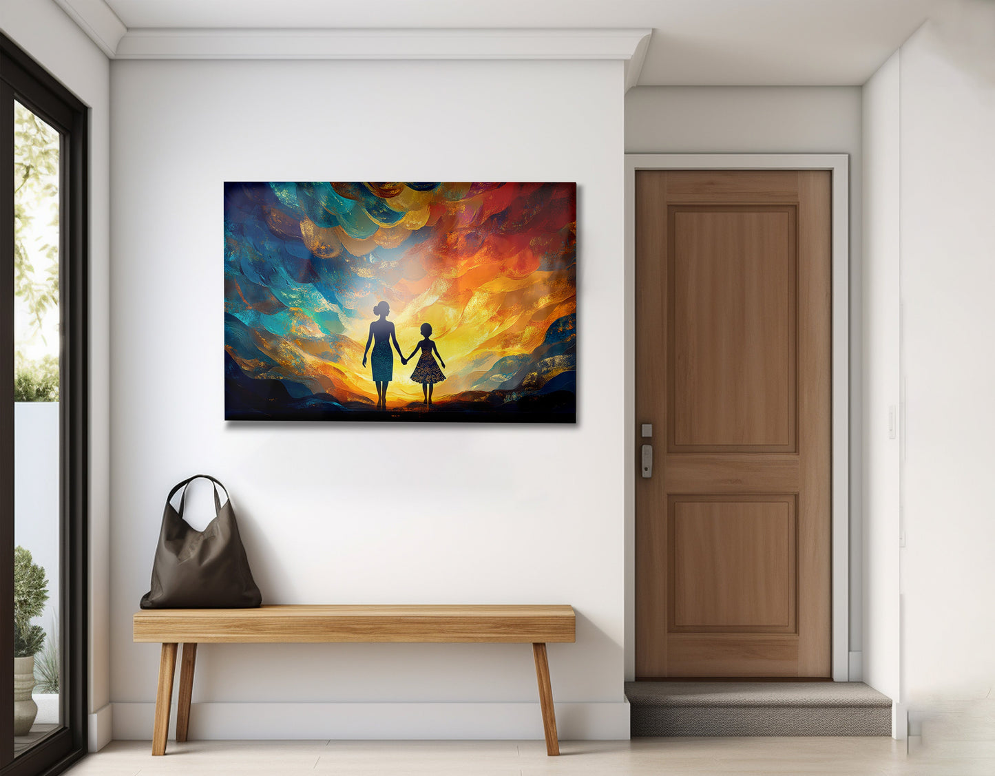 Black Children Sunset Black children wall art view 23