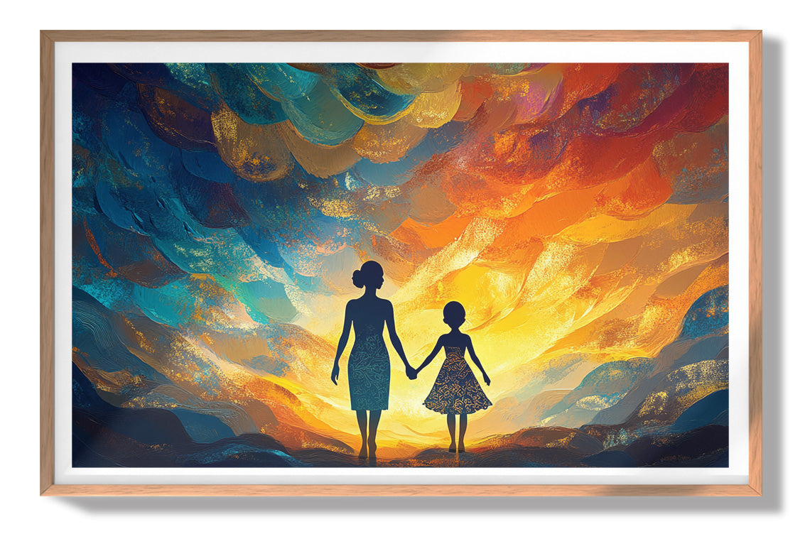 Black Children Sunset Black children wall art view 79