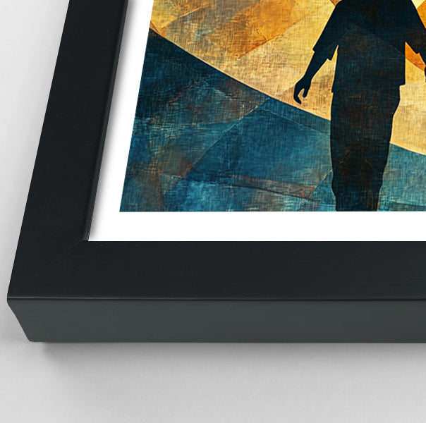 Black Family Silhouette Black family wall art view 70