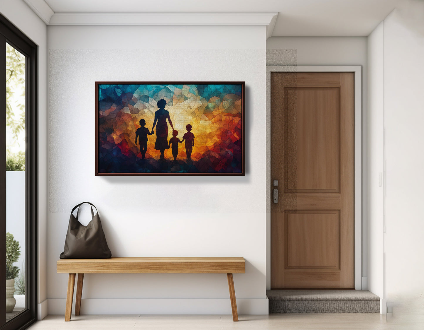 Black Family Stained Glass Black family wall art view 35