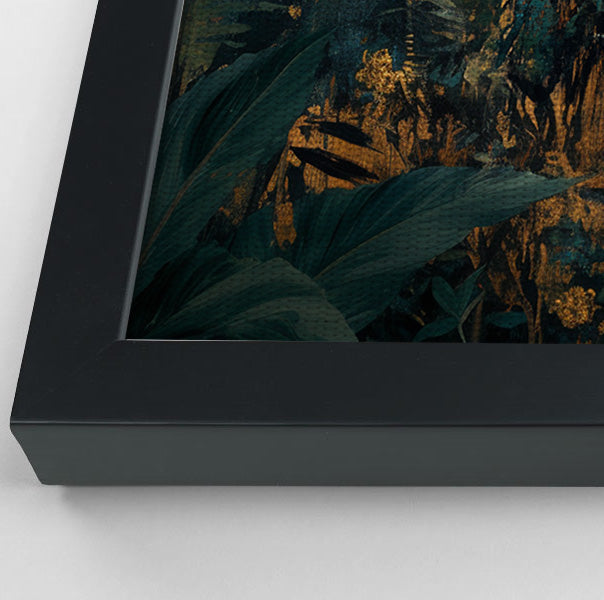 Leopard Jungle African American canvas print view 28