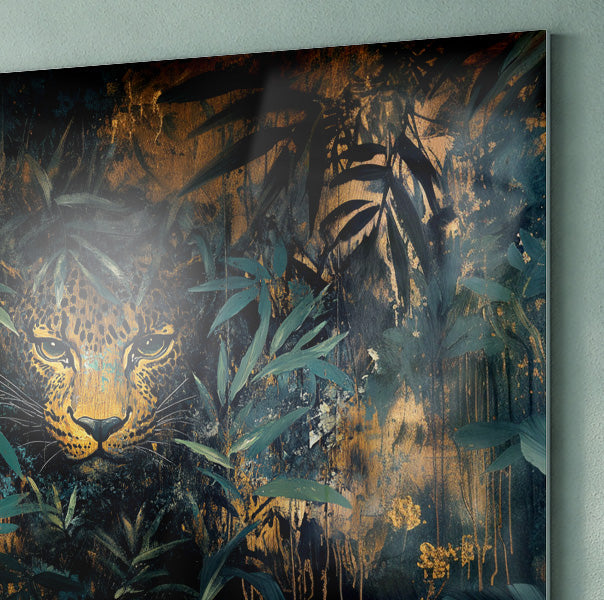 Leopard Jungle African American canvas print view 22