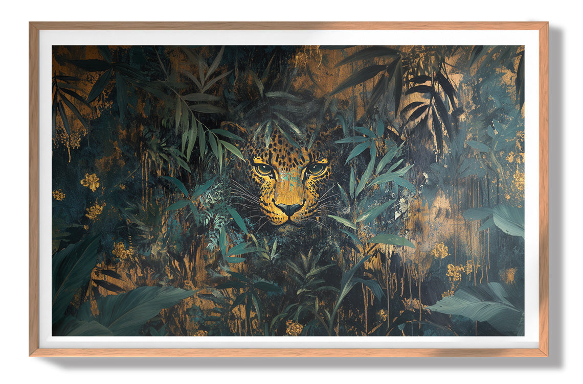 Leopard Jungle African American canvas print view 79