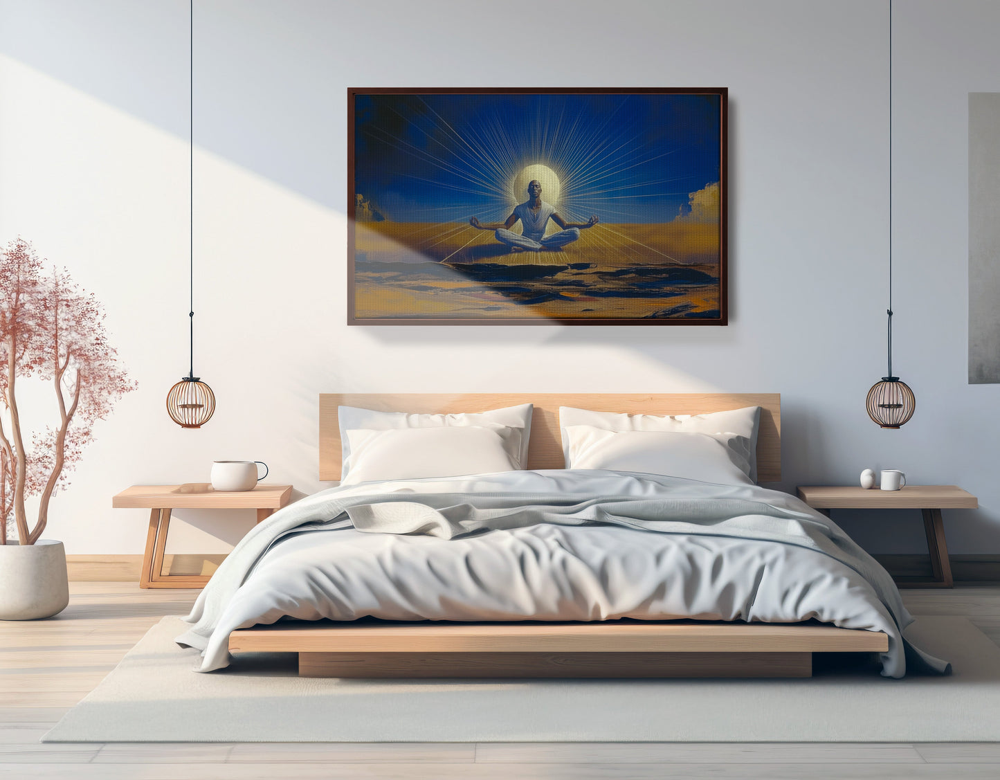 Black Woman Desert Meditation African American wall art view 33