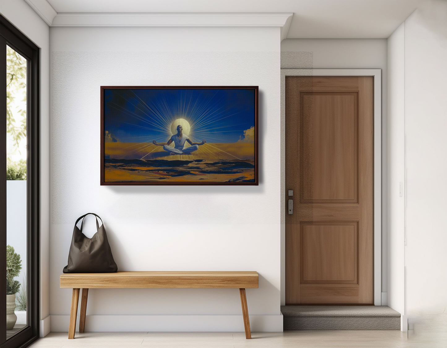 Black Woman Desert Meditation African American wall art view 35