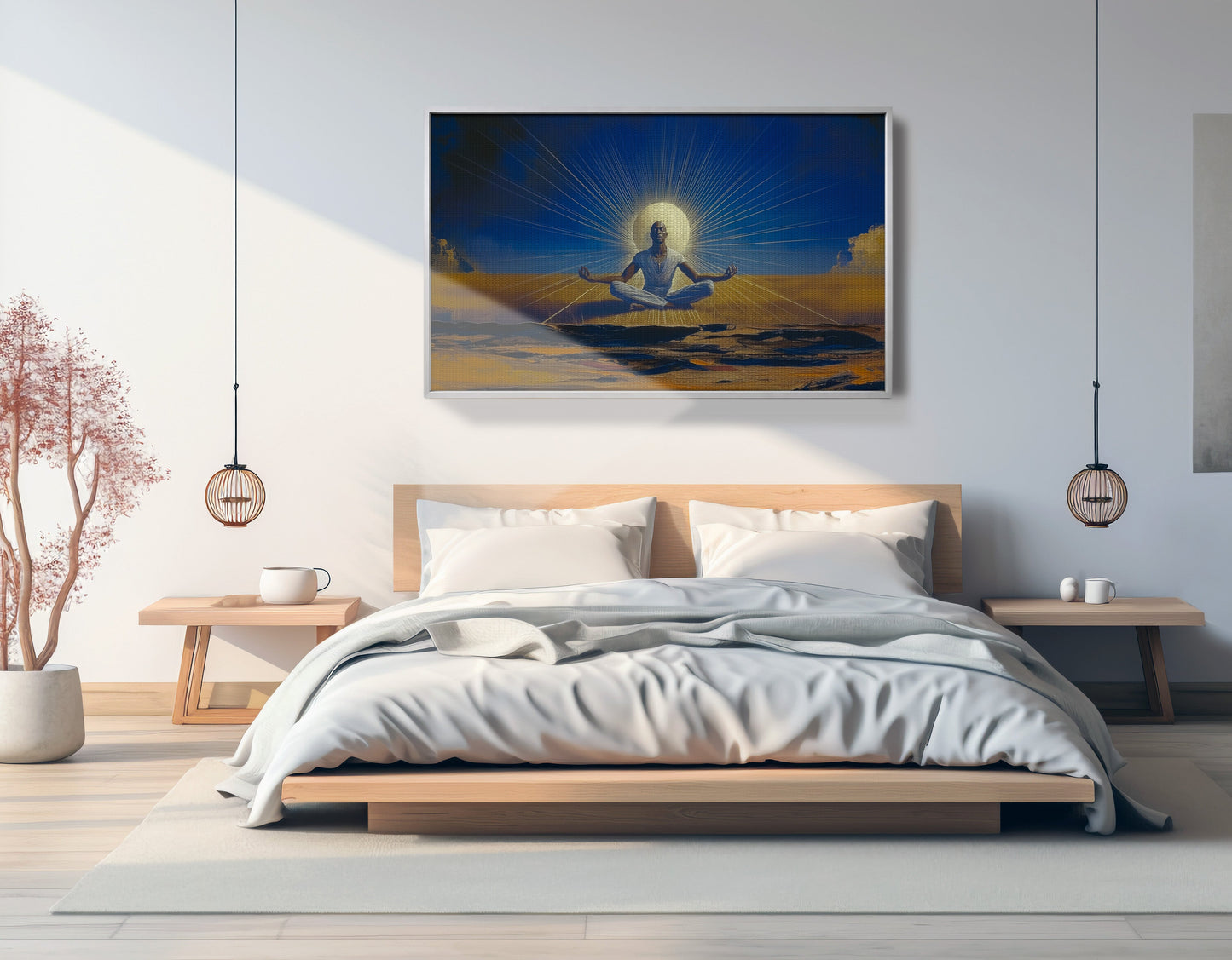 Black Woman Desert Meditation African American wall art view 57