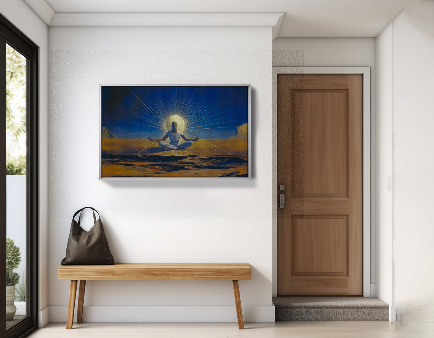 Black Woman Desert Meditation African American wall art view 59