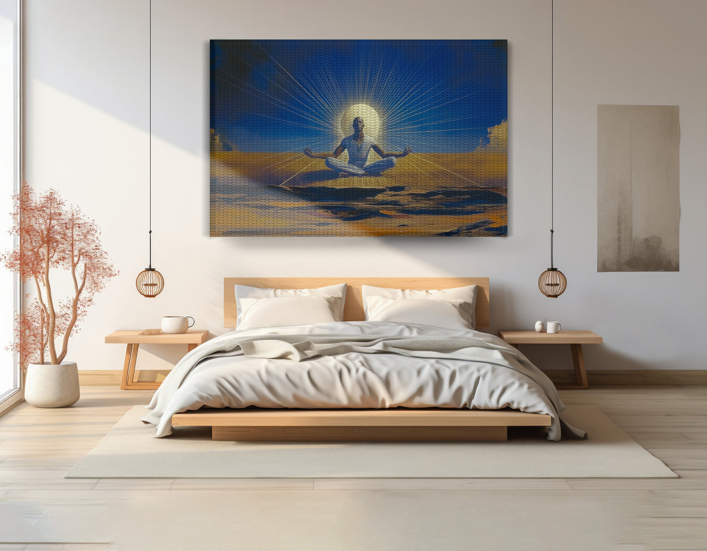 Black Woman Desert Meditation African American wall art view 15