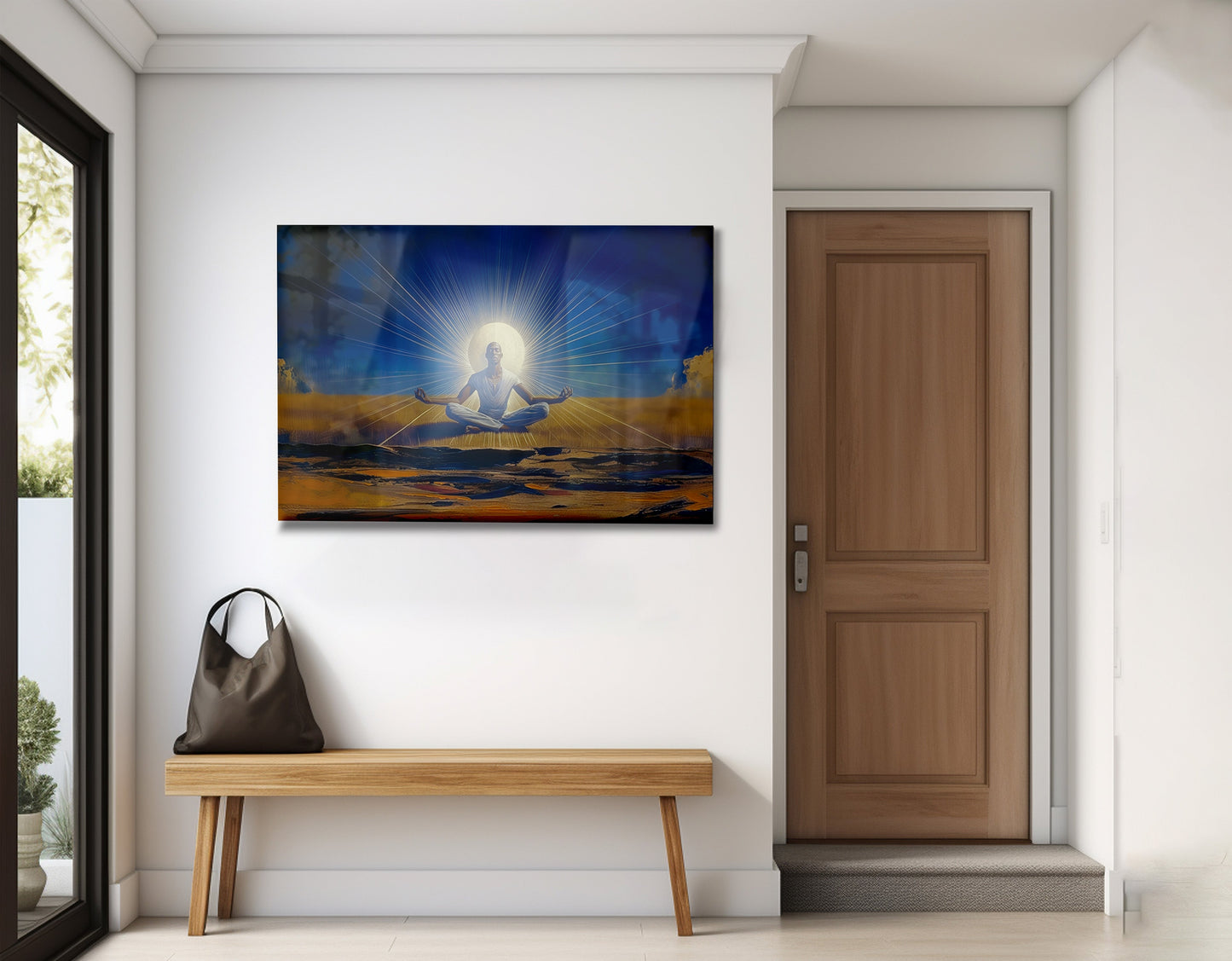 Black Woman Desert Meditation African American wall art view 23