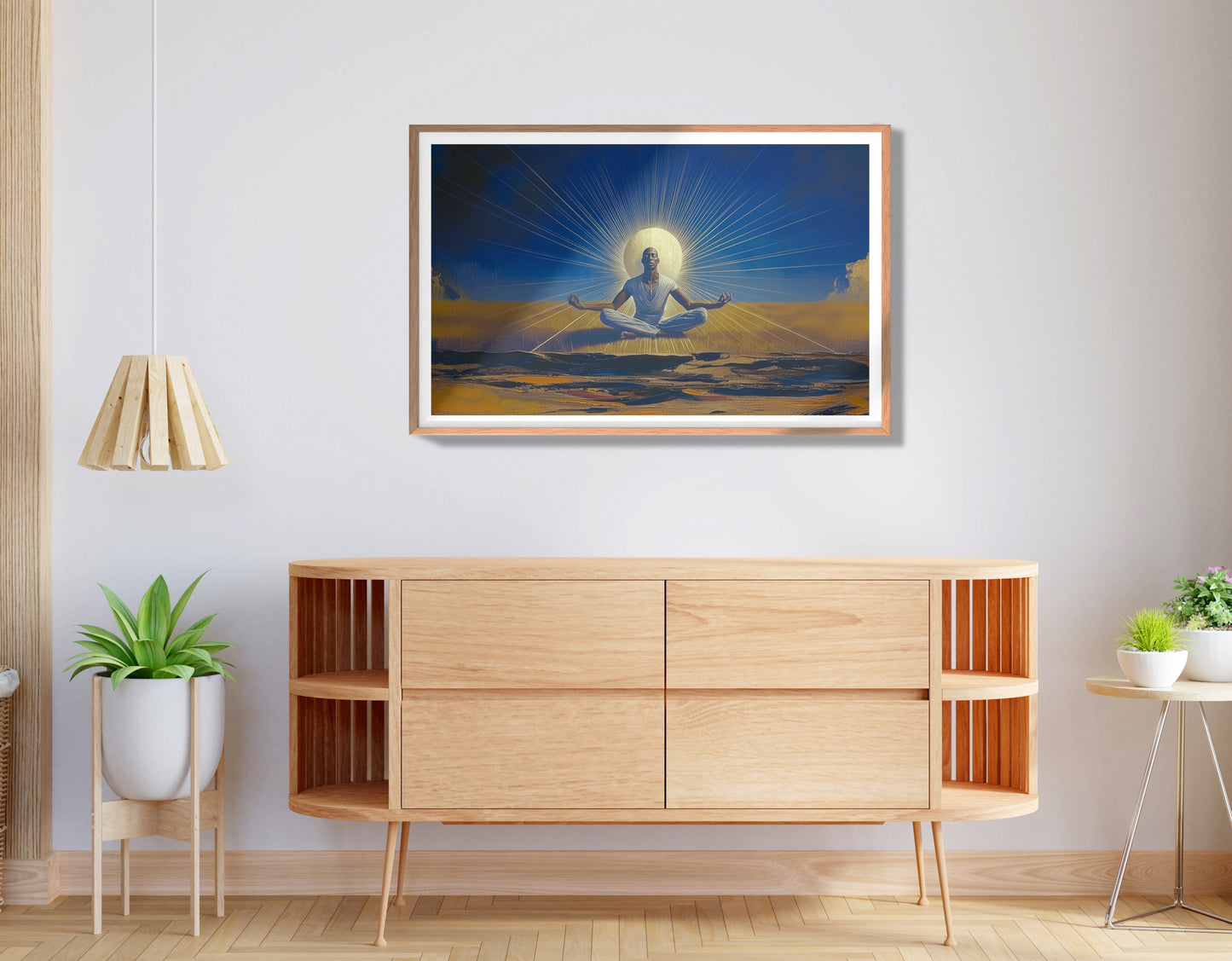 Black Woman Desert Meditation African American wall art view 80