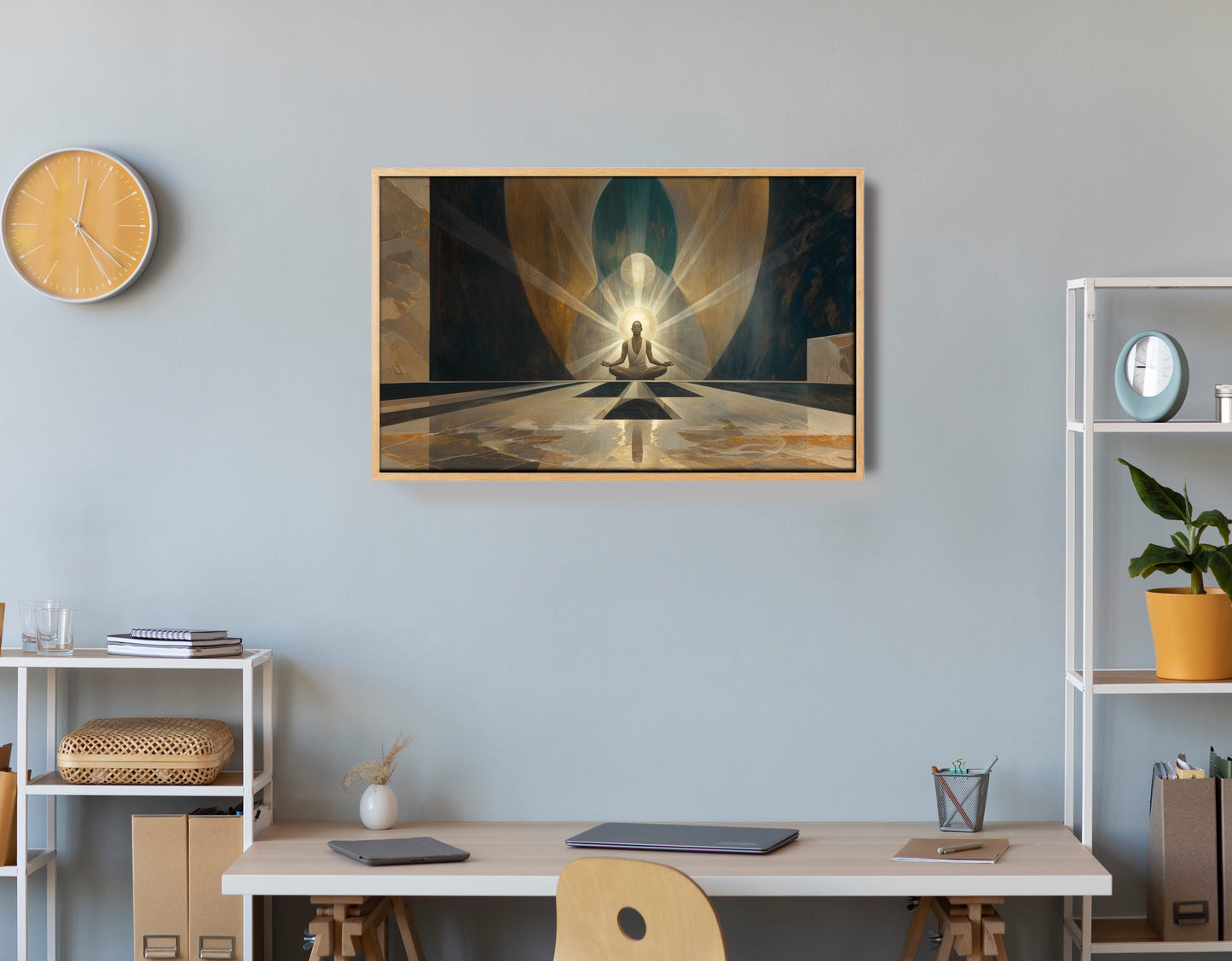 Black Woman Spiritual Meditation African American wall art view 54