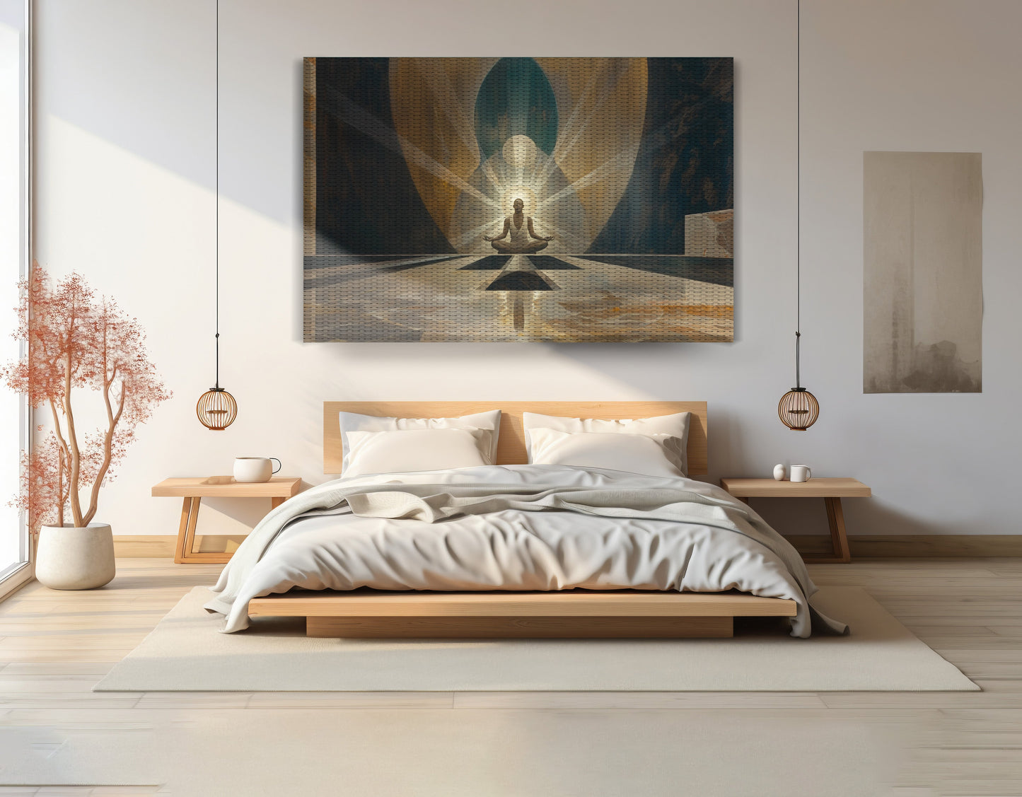 Black Woman Spiritual Meditation African American wall art view 15