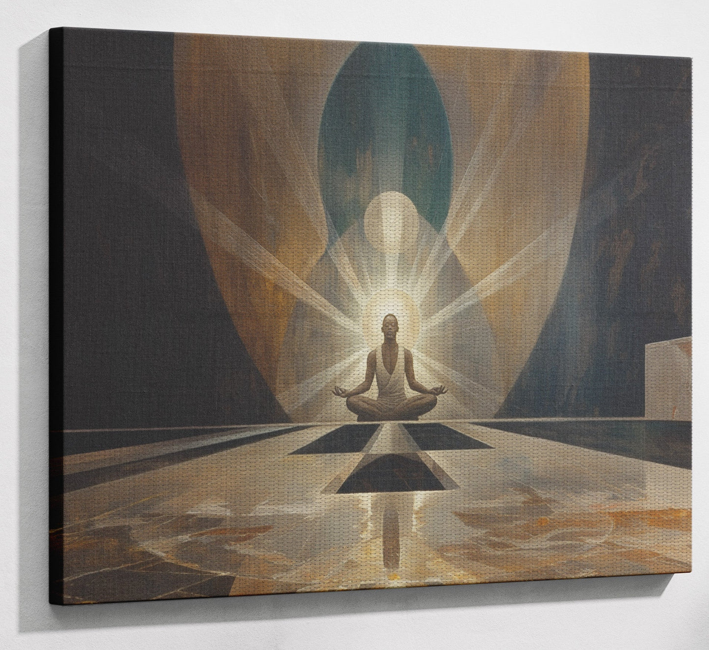 Black Woman Spiritual Meditation African American wall art view 13