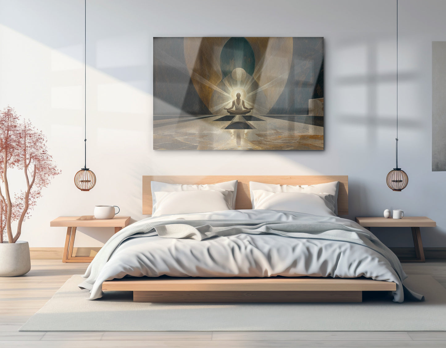 Black Woman Spiritual Meditation African American wall art view 21