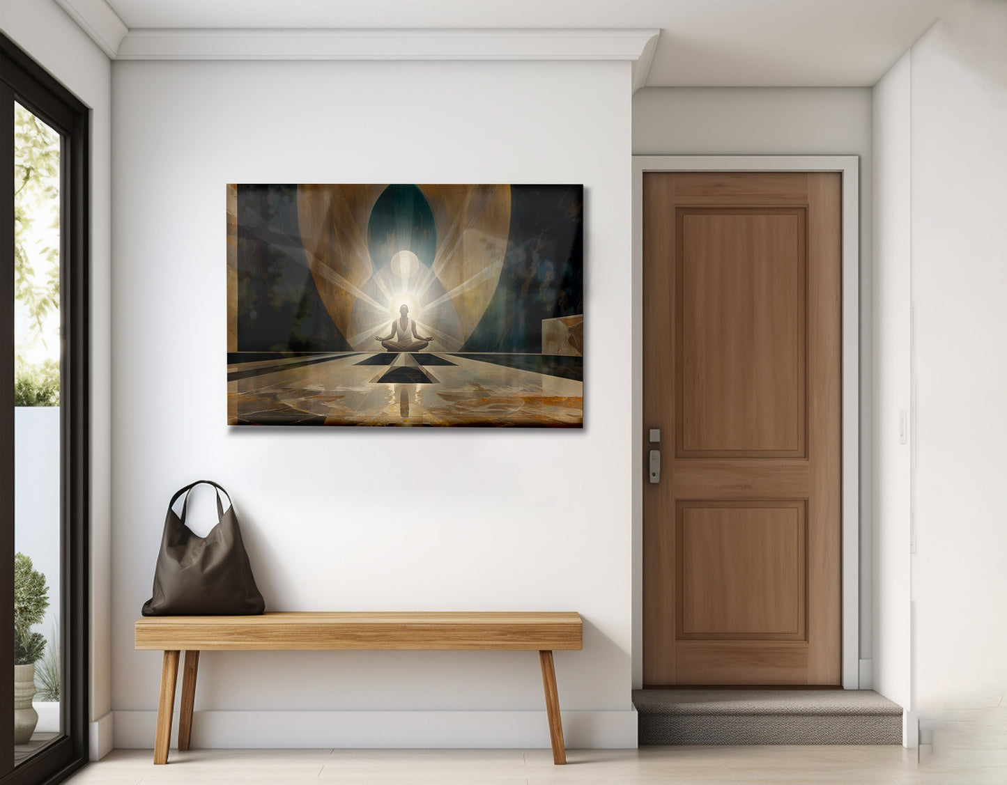 Black Woman Spiritual Meditation African American wall art view 23