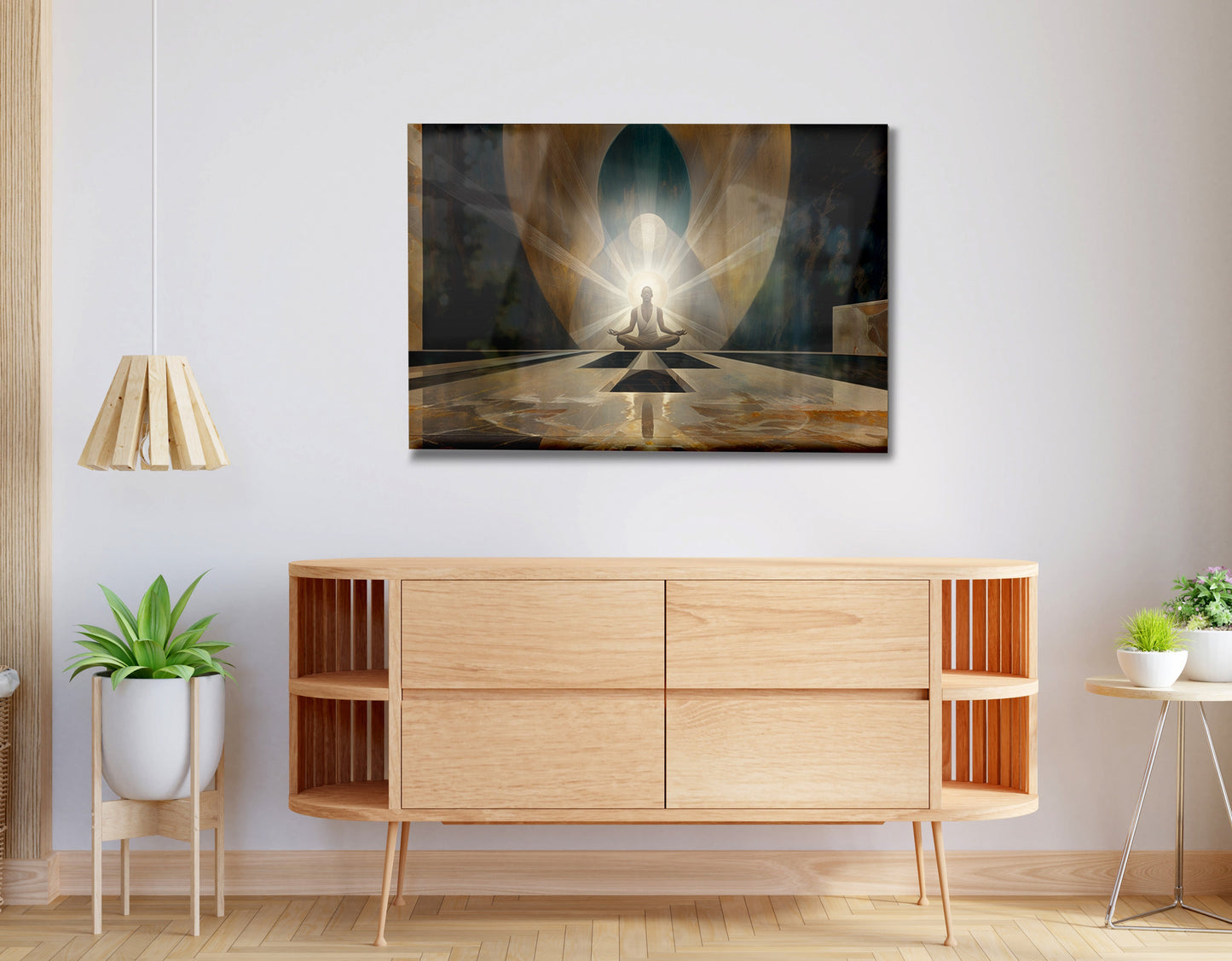 Black Woman Spiritual Meditation African American wall art view 20