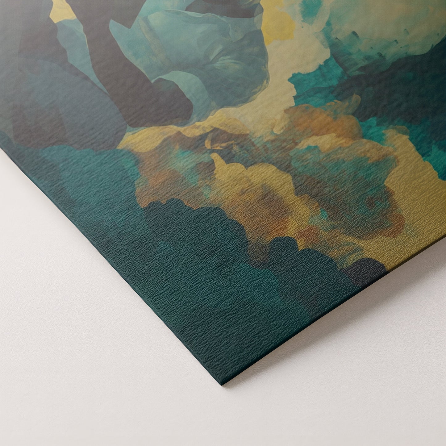 Black Man Reading Cloudscape African American wall art artwork by MoomZee Artwork