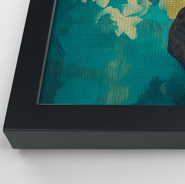 Black Man Reading Cloudscape African American wall art view 28