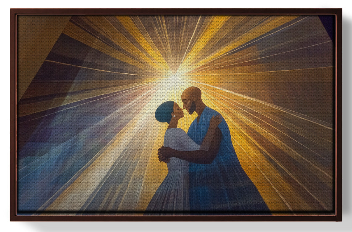 Black Mother and Child Black family wall art view 31