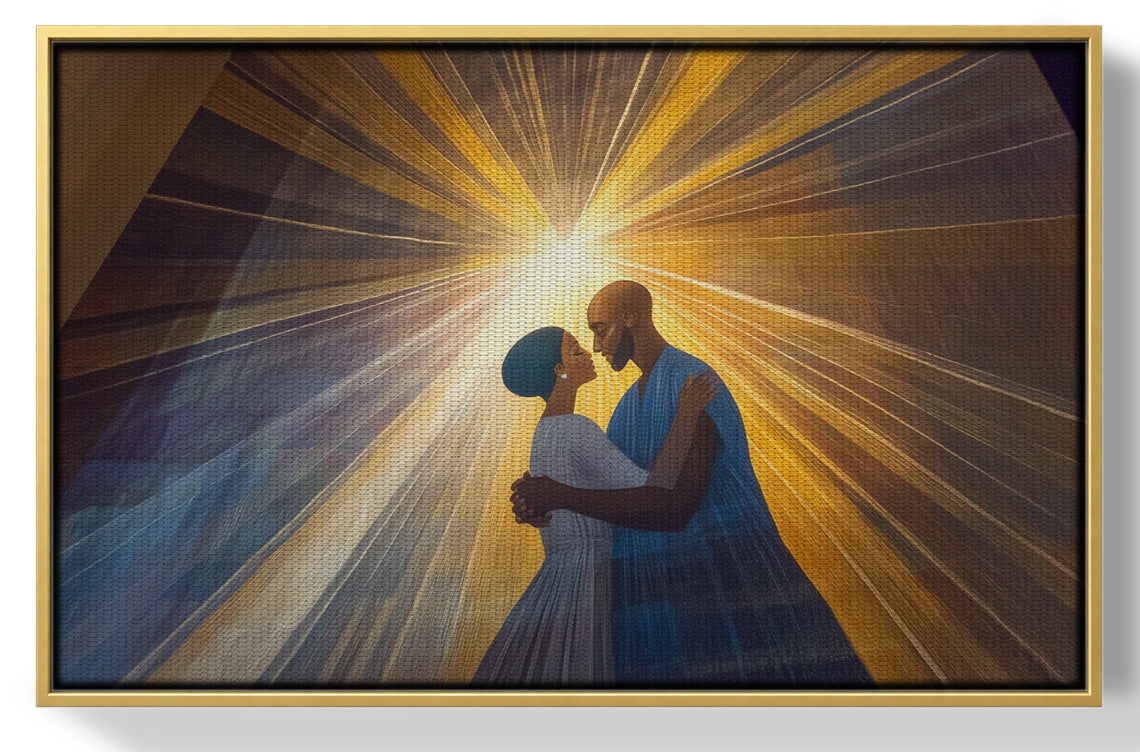 Black Mother and Child Black family wall art view 37