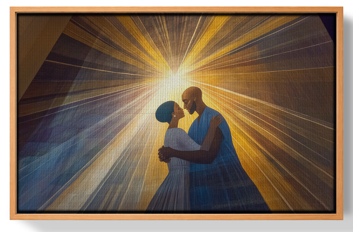 Black Mother and Child Black family wall art view 43