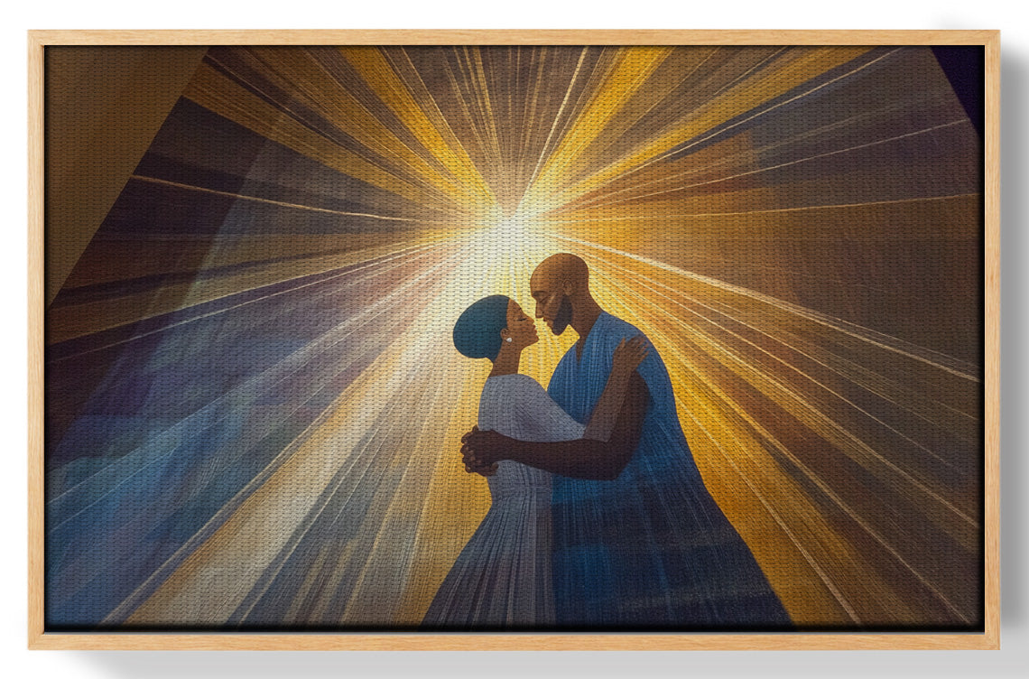 Black Mother and Child Black family wall art view 49