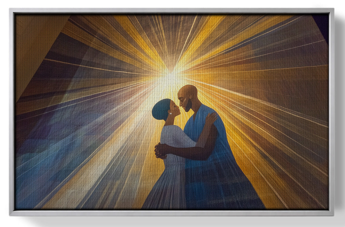Black Mother and Child Black family wall art view 55