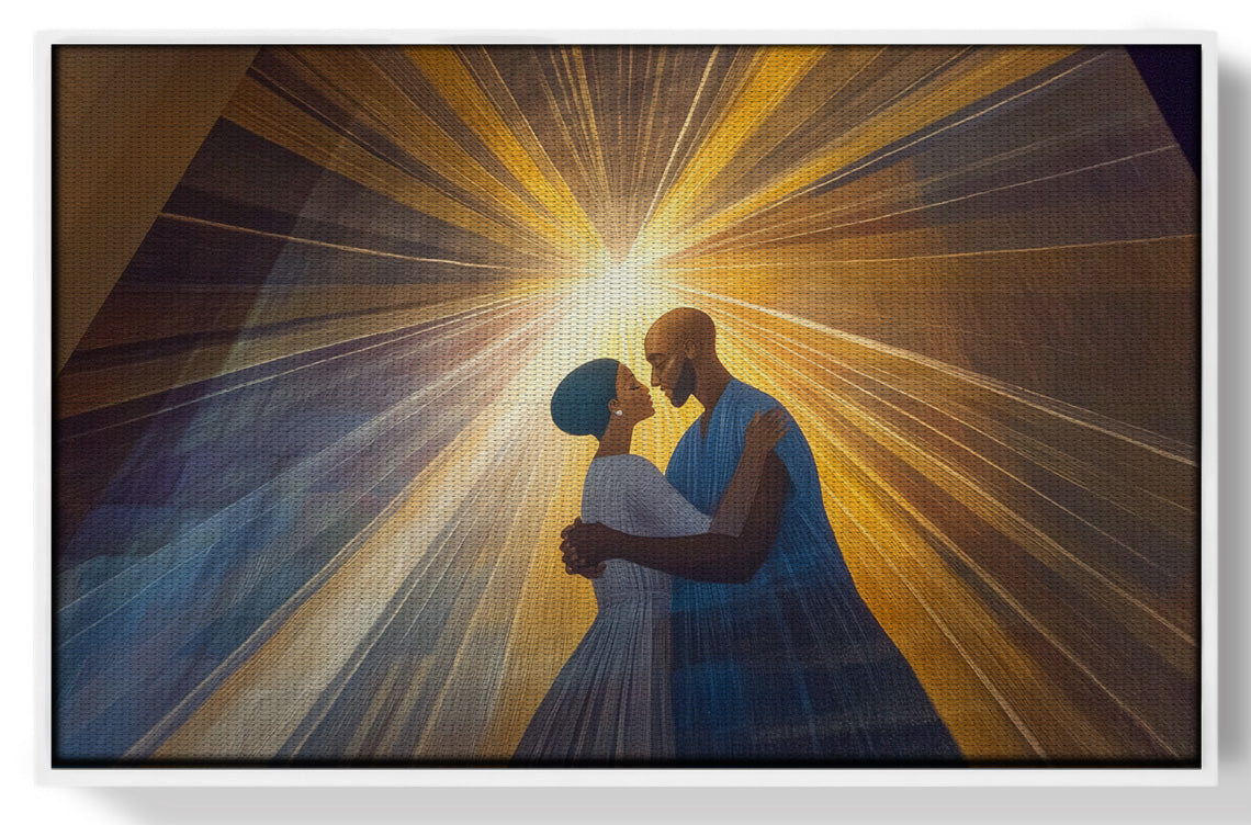 Black Mother and Child Black family wall art view 61