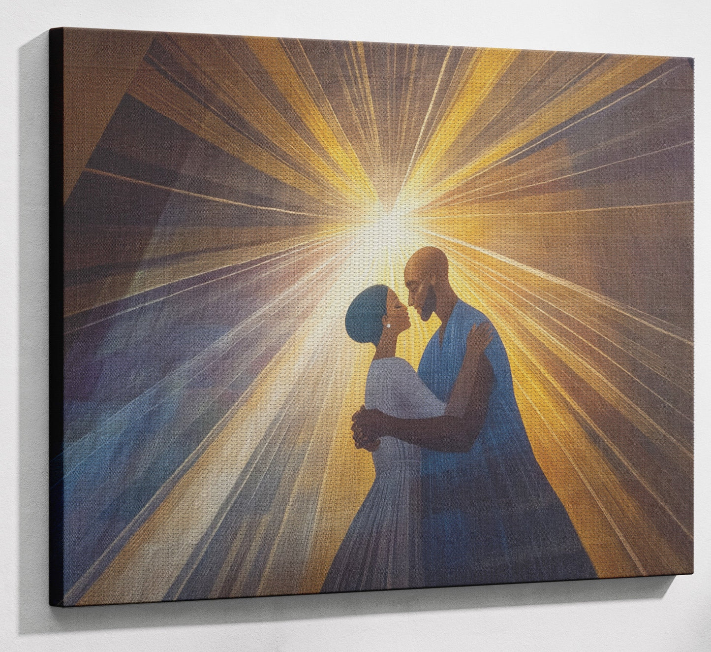 Black Mother and Child Black family wall art view 13