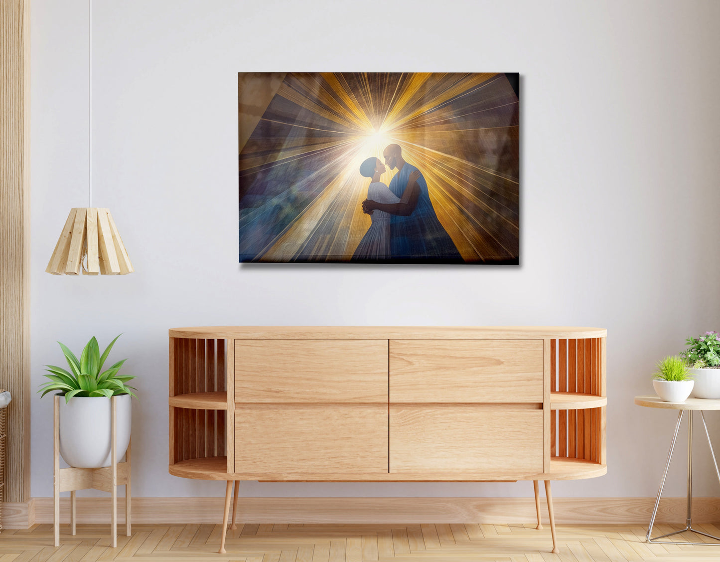Black Mother and Child Black family wall art view 20