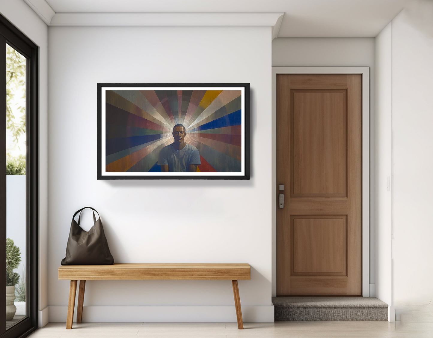 Black Man Radiant Portrait African American wall art view 71
