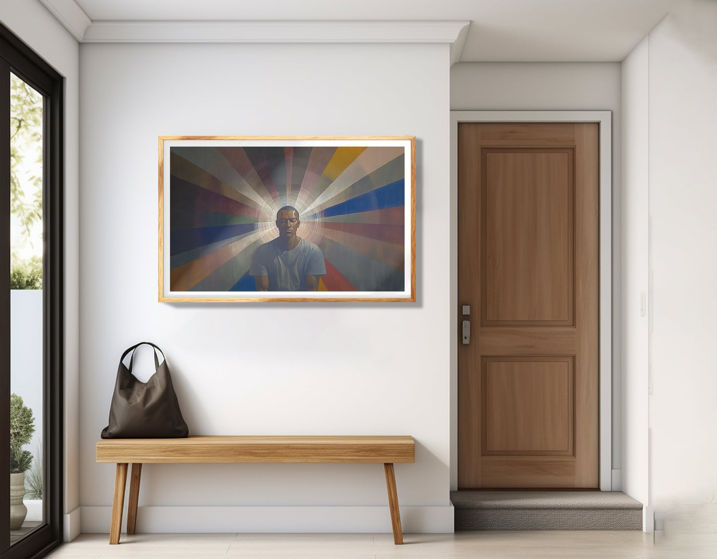 Black Man Radiant Portrait African American wall art view 77