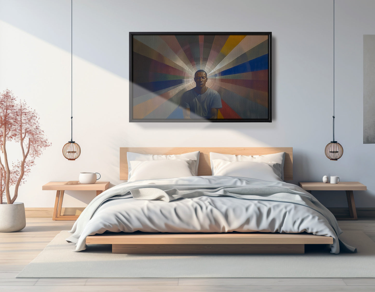 Black Man Radiant Portrait African American wall art view 27
