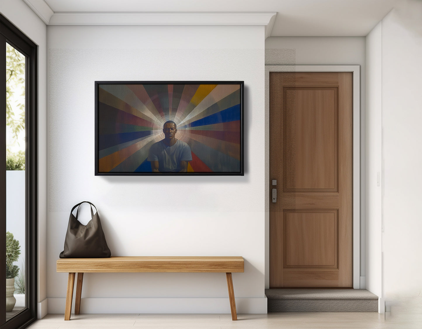 Black Man Radiant Portrait African American wall art view 29